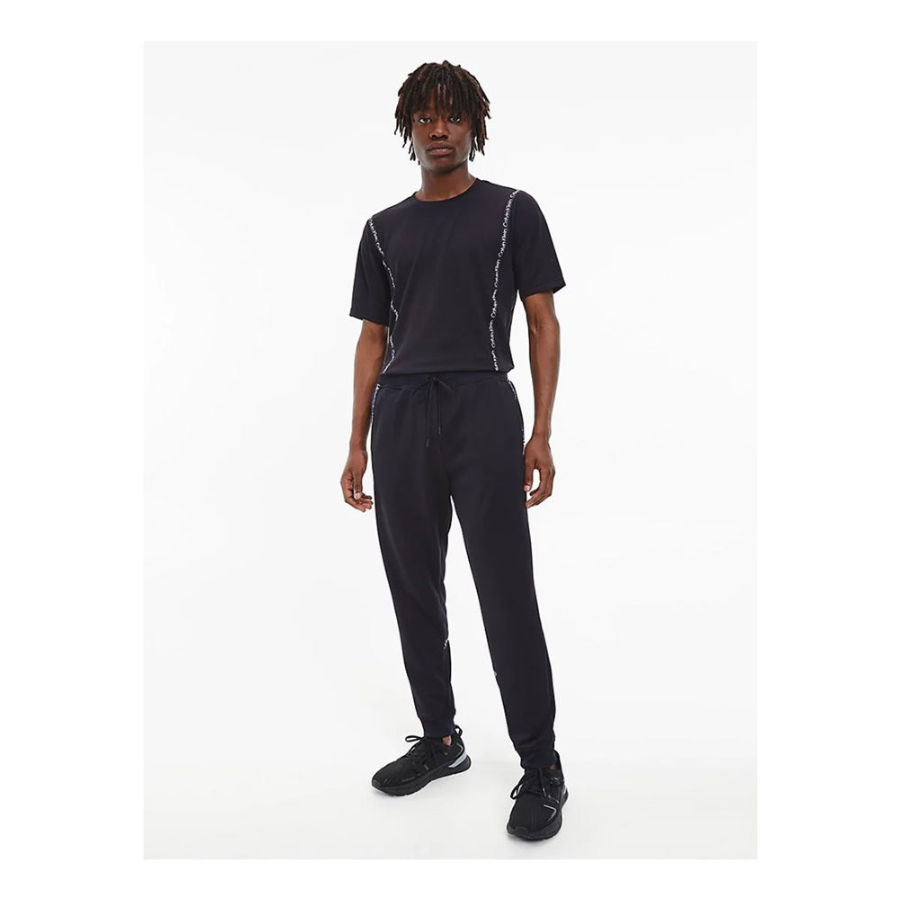 Drawstring Knit Pants - Black