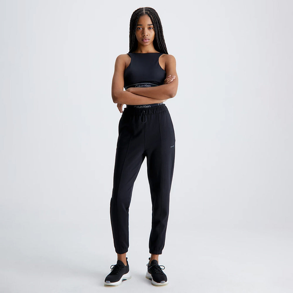 Cotton Terry Joggers - Black