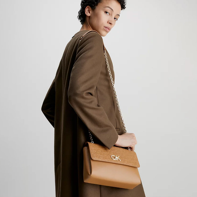 Re-Lock Crossbody Bag - Brown