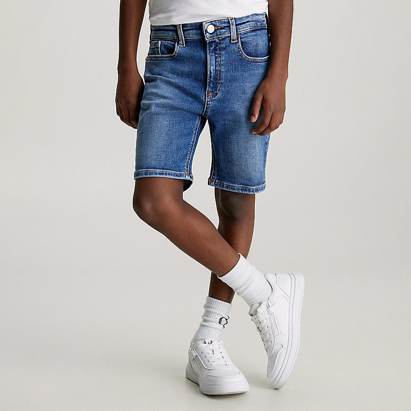 Serene Blue Denim Shorts - Denim Medium