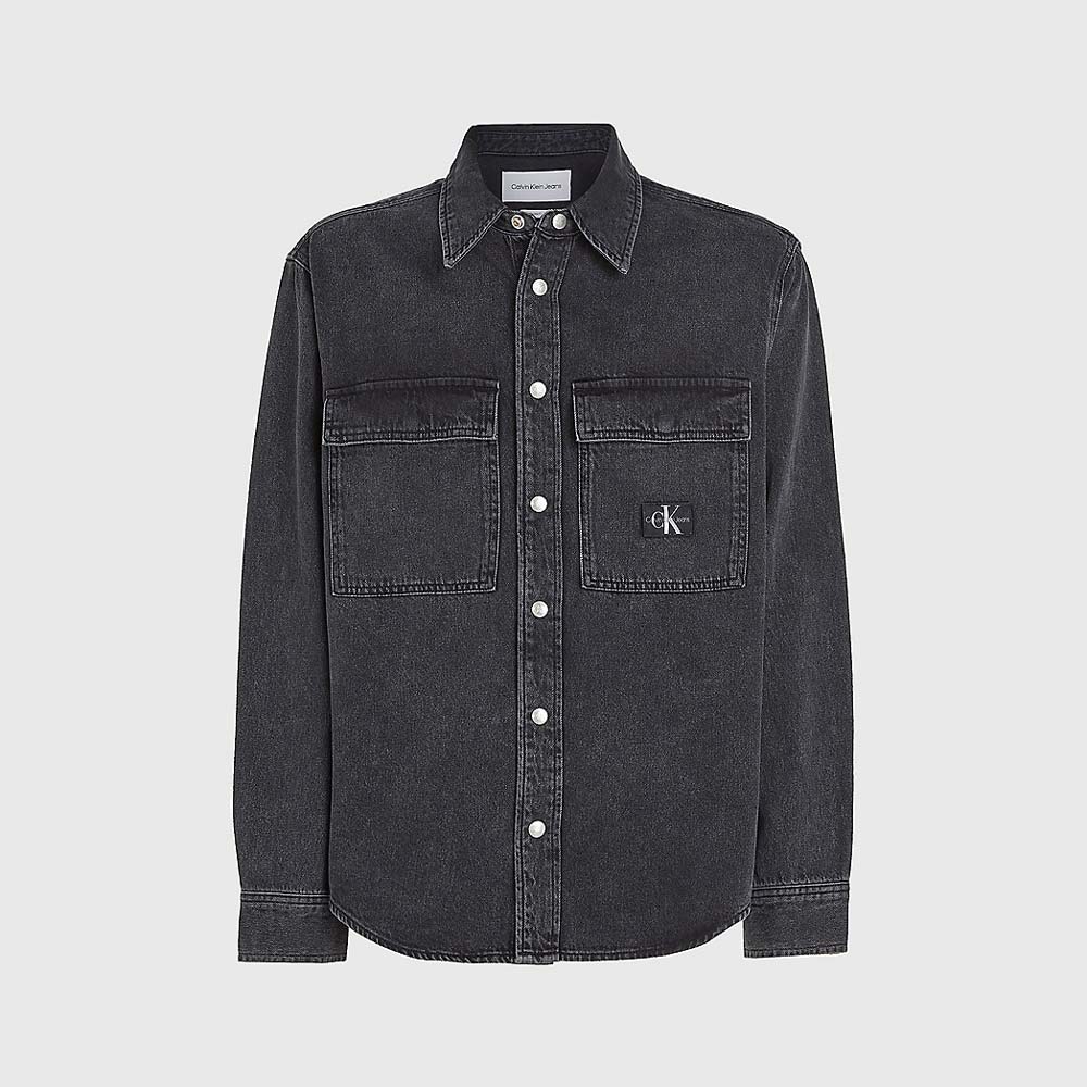 Relaxed Denim Shirt - Denim Black