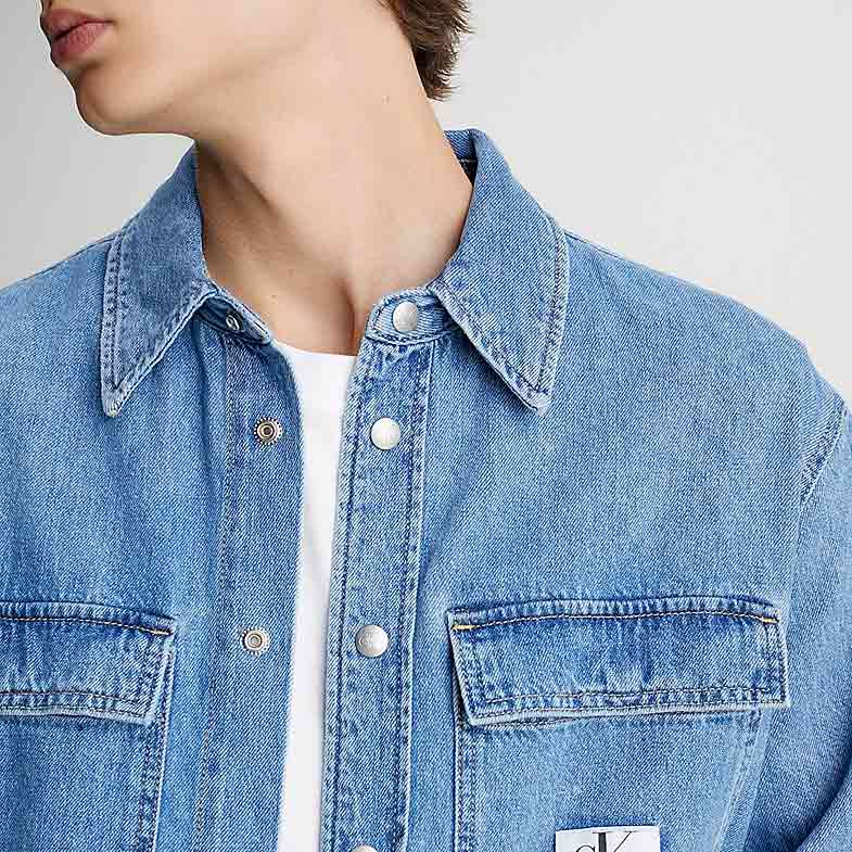 Relaxed Denim Shirt - Denim Medium