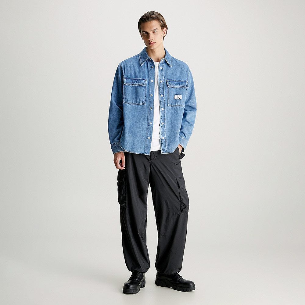 Relaxed Denim Shirt - Denim Medium