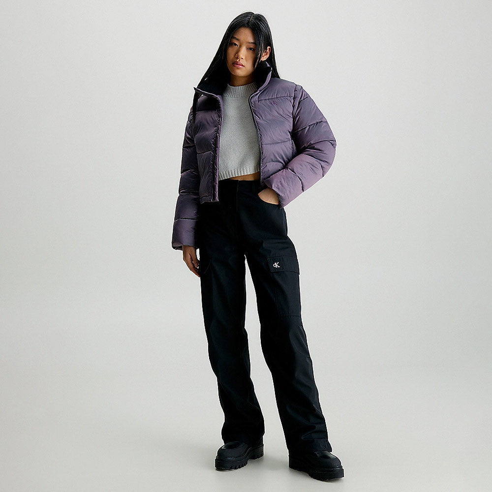 Removable Sleeve Puffer - Purple