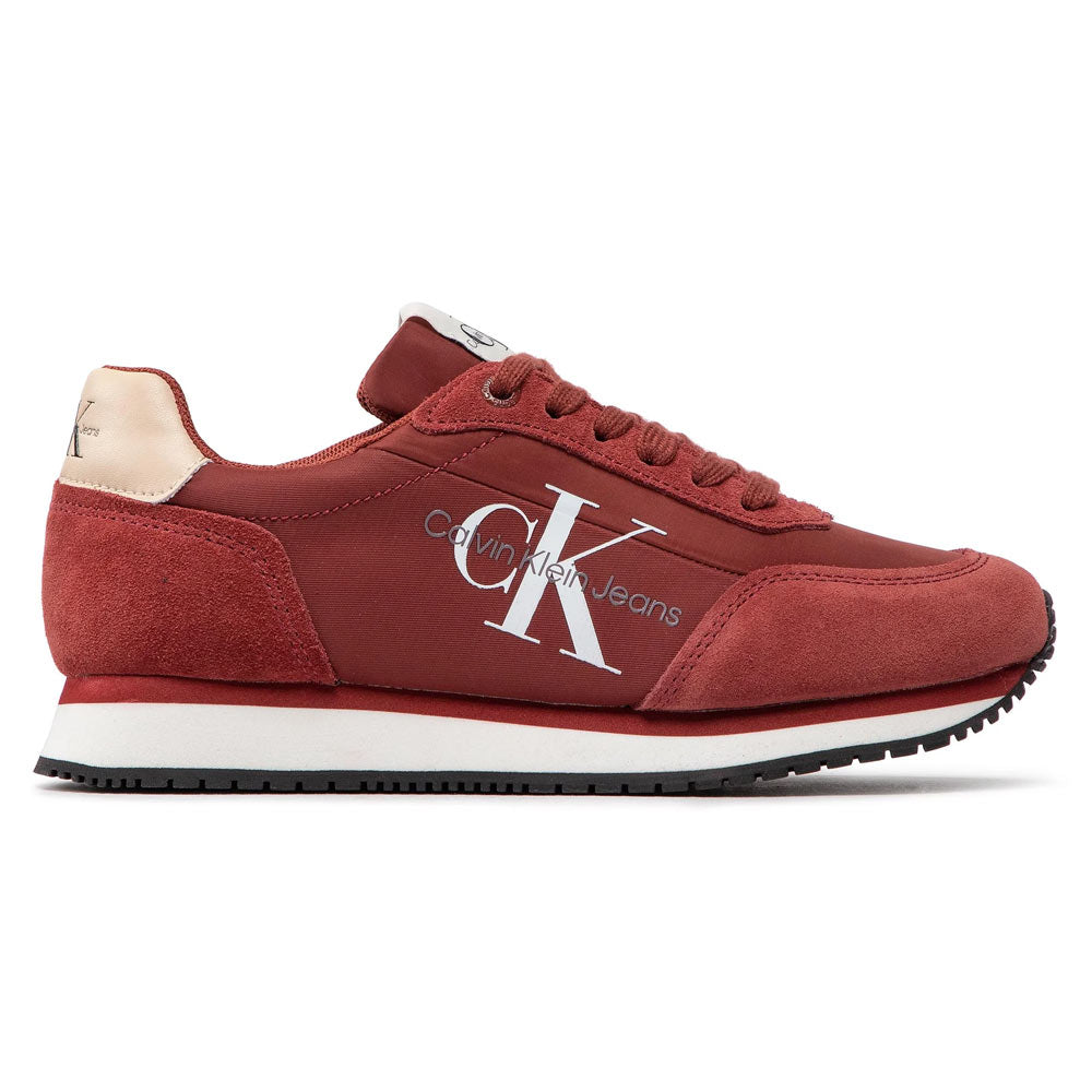 Retro Runner Laceup R Poly Sneaker - Red