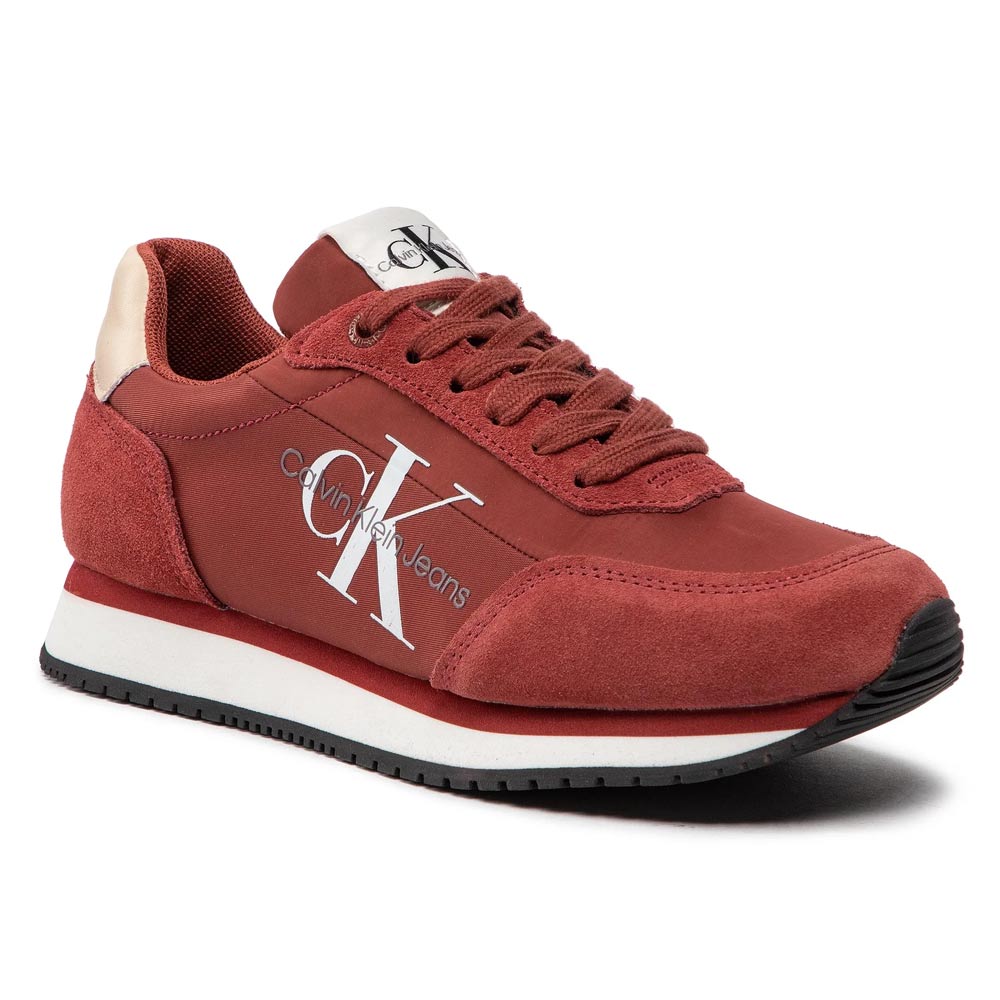 Retro Runner Laceup R Poly Sneaker - Red