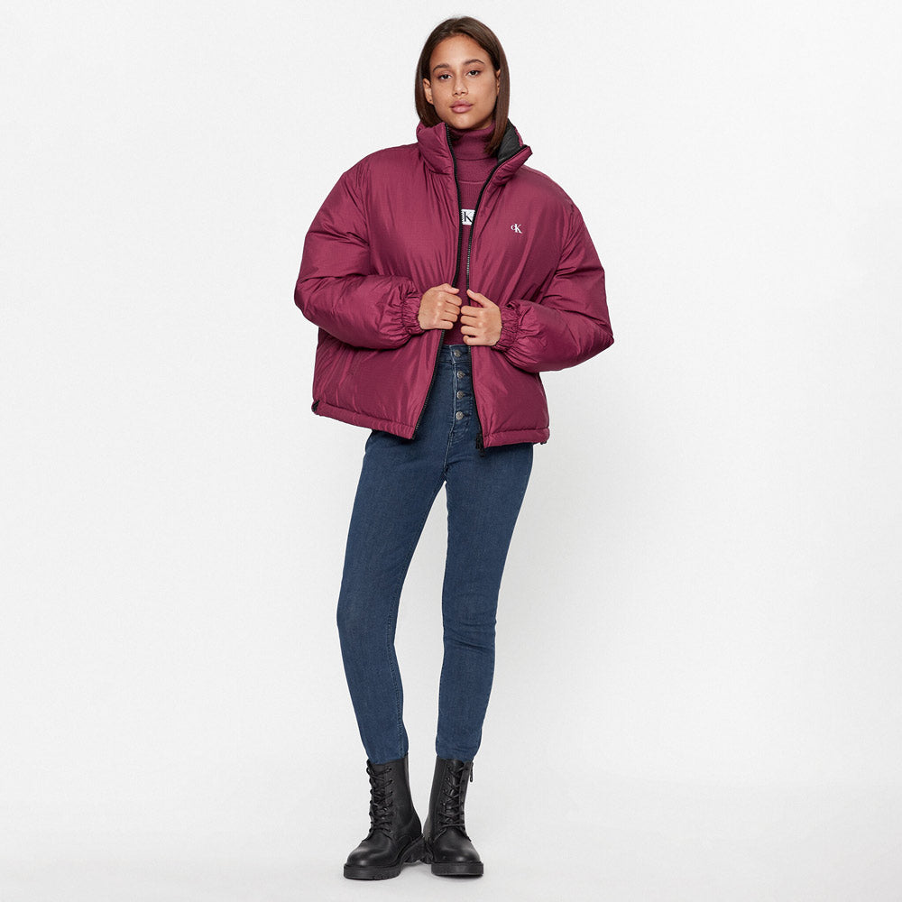 Reversible 90S Puffer - Black Multi