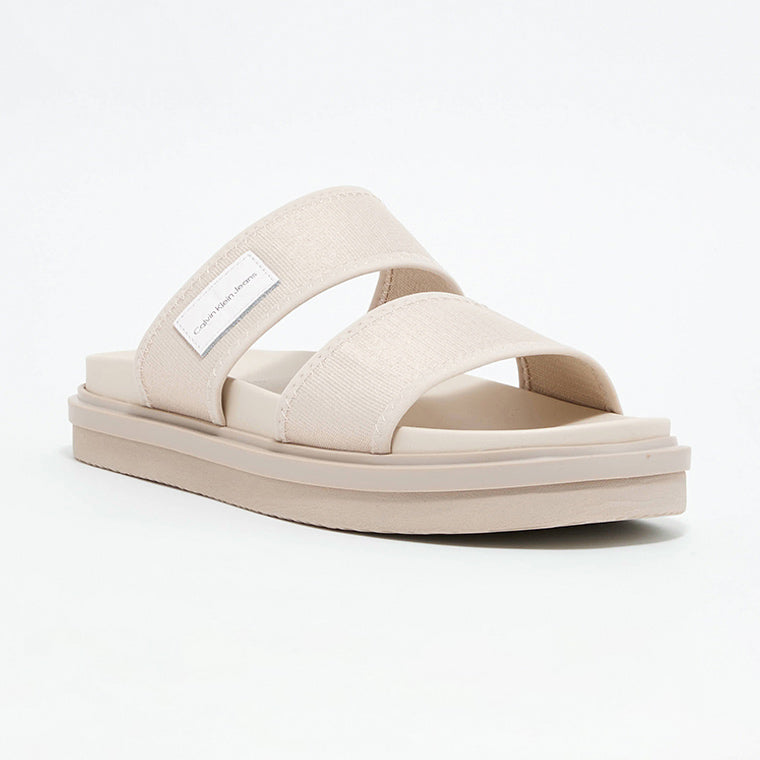 Sandal Doublebar Badge - Off White