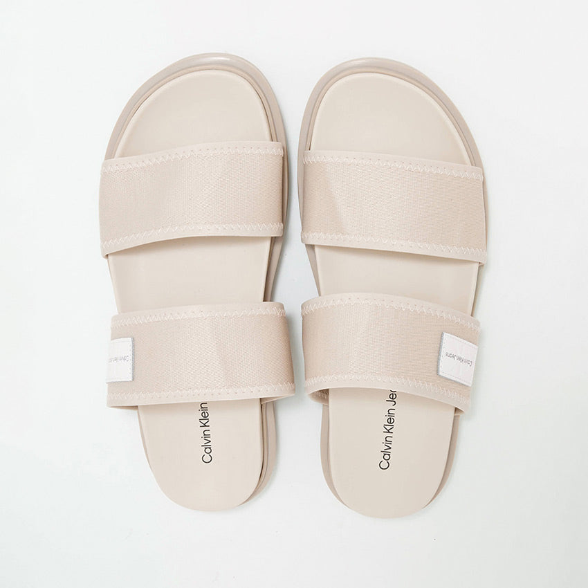 Sandal Doublebar Badge - Off White