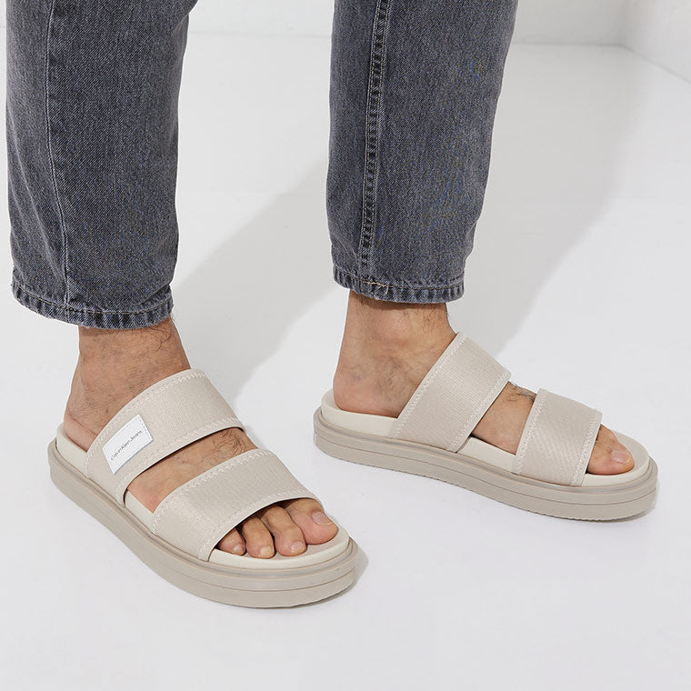 Sandal Doublebar Badge - Off White