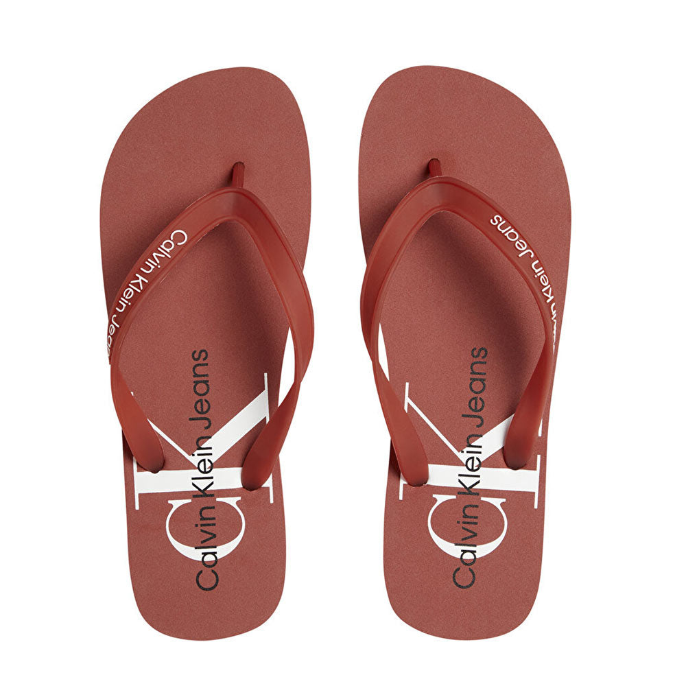 Sandal Monogram Flip Flops - Red