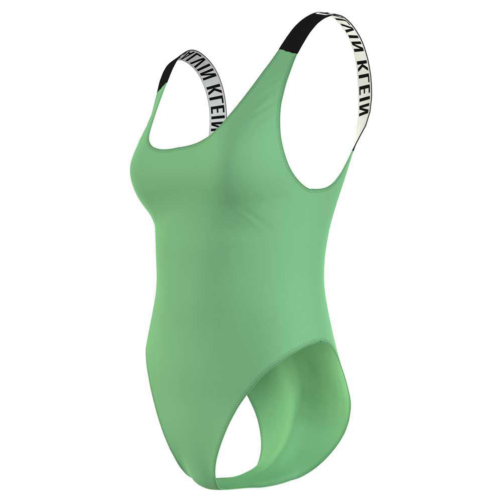 Scoop Back One Piece Swimsuit - Green