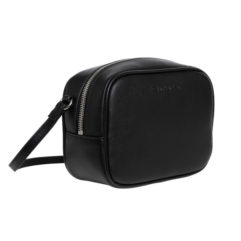 Sculpted Crossbody Bag - Black