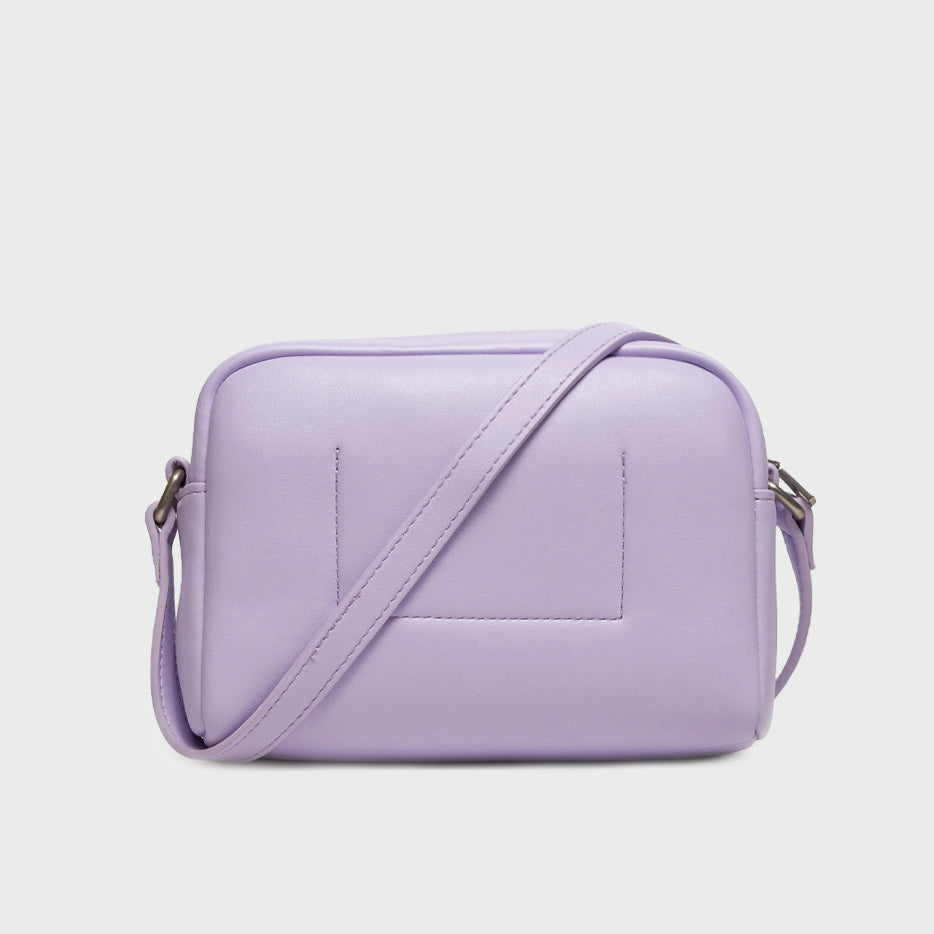 Sculpted Camera Bag - Lilac