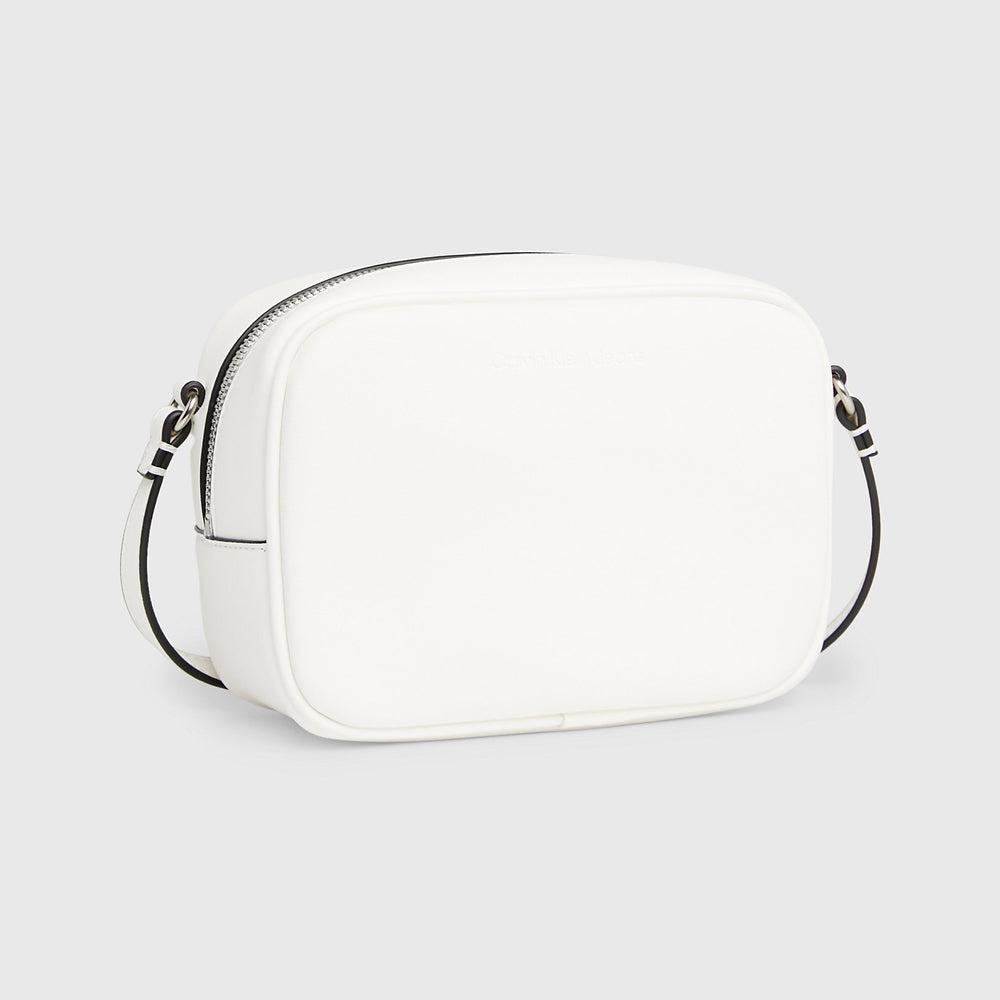 Sculpted Camera Bag - White