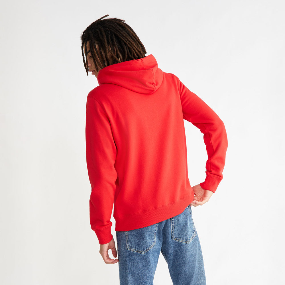 Seasonal Monologo Regular Hoodie - Red