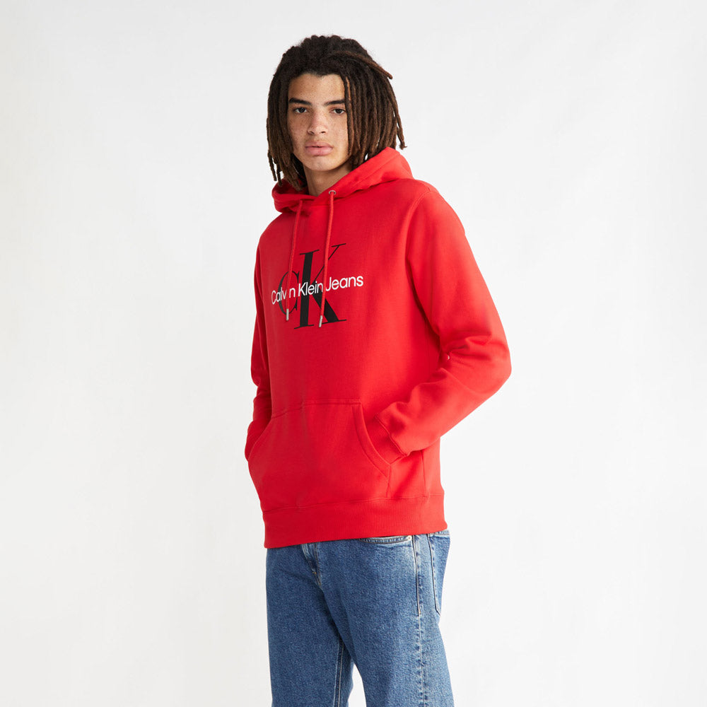 Seasonal Monologo Regular Hoodie - Red