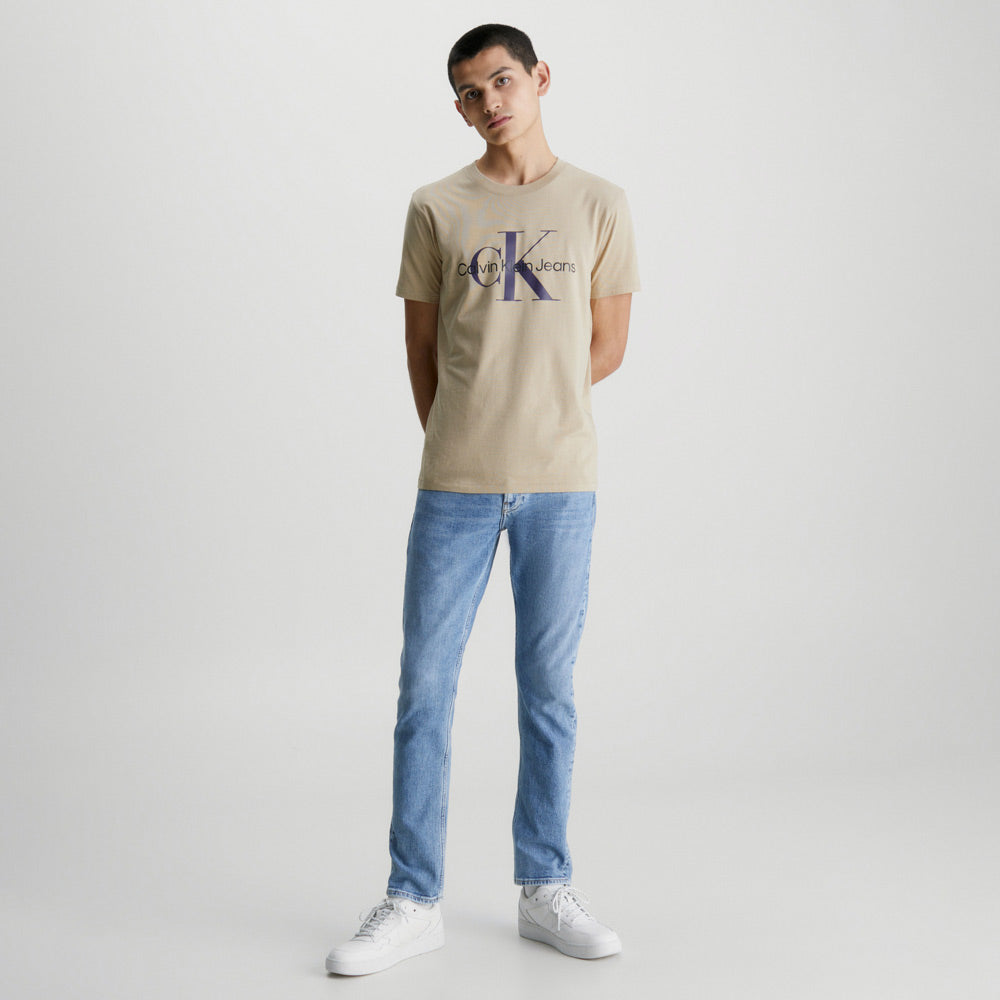 Seasonal Monologo T-Shirt - Brown