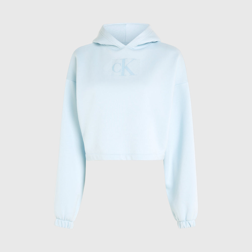 Sequin Hoodie - Light Blue