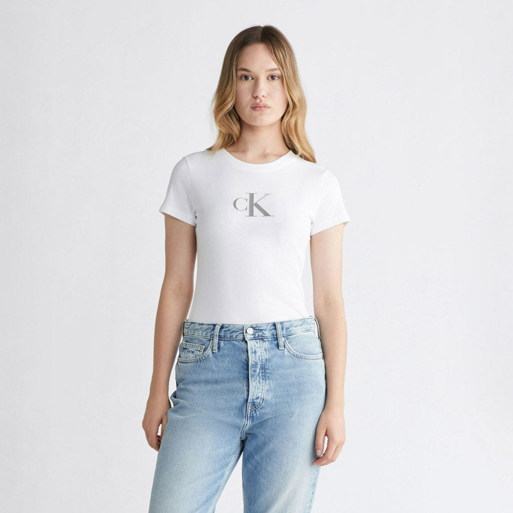 Sequin T-Shirt - White