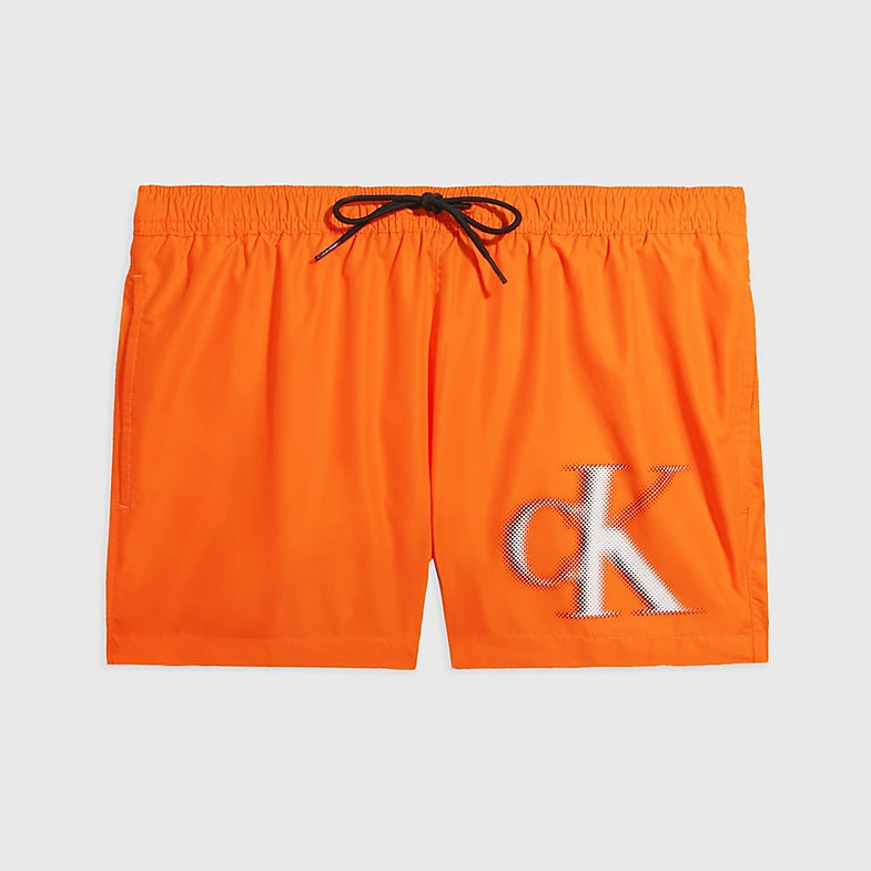 Graphic Swim Short - Orange