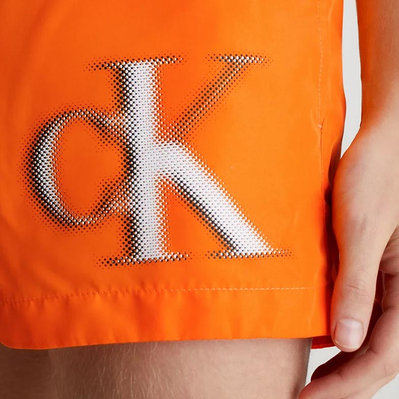 Graphic Swim Short - Orange