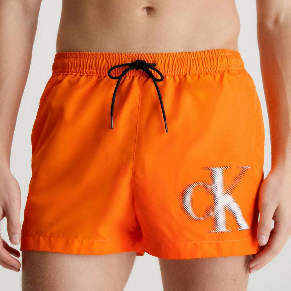 Graphic Swim Short - Orange