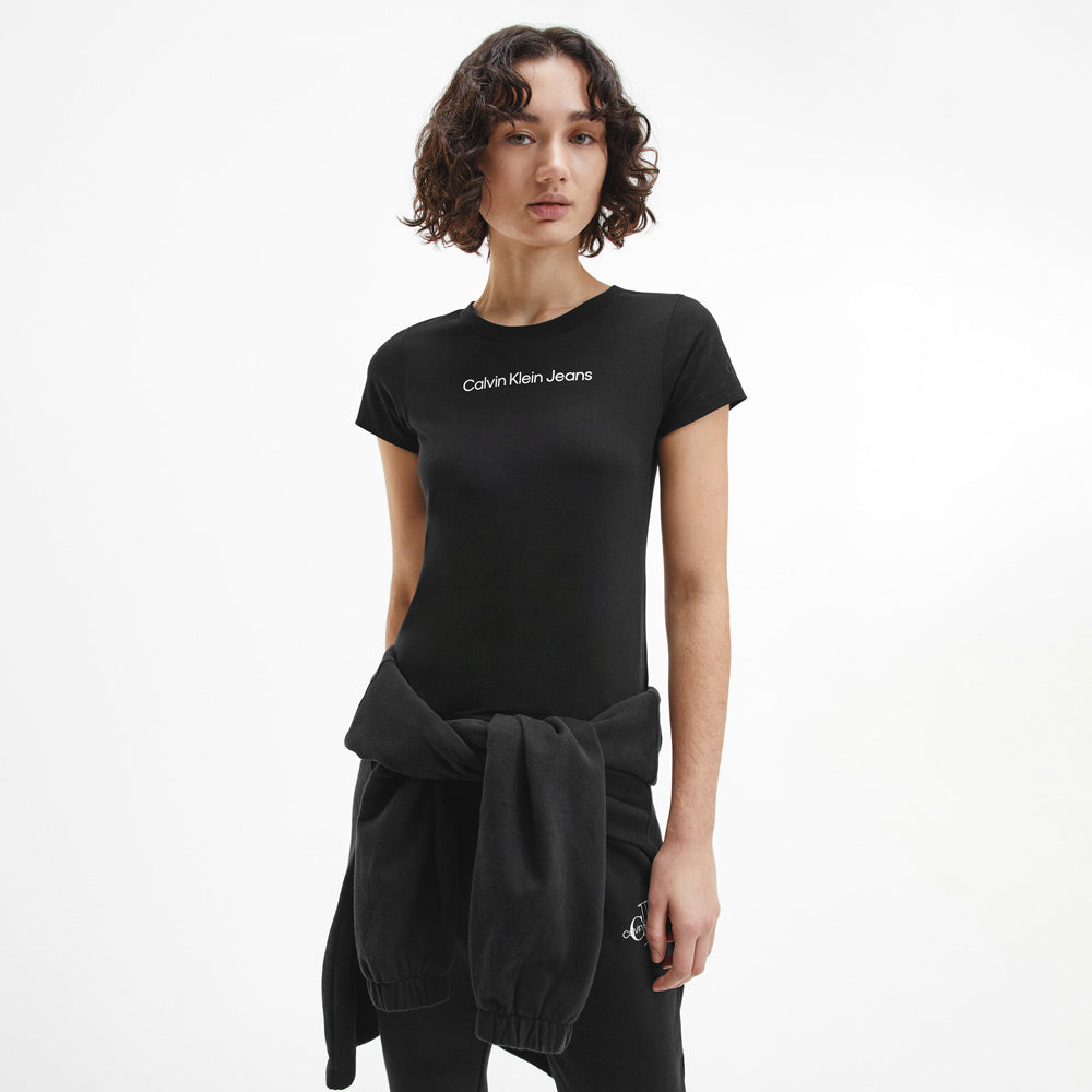 Shrunken Institutional T-Shirt - Black