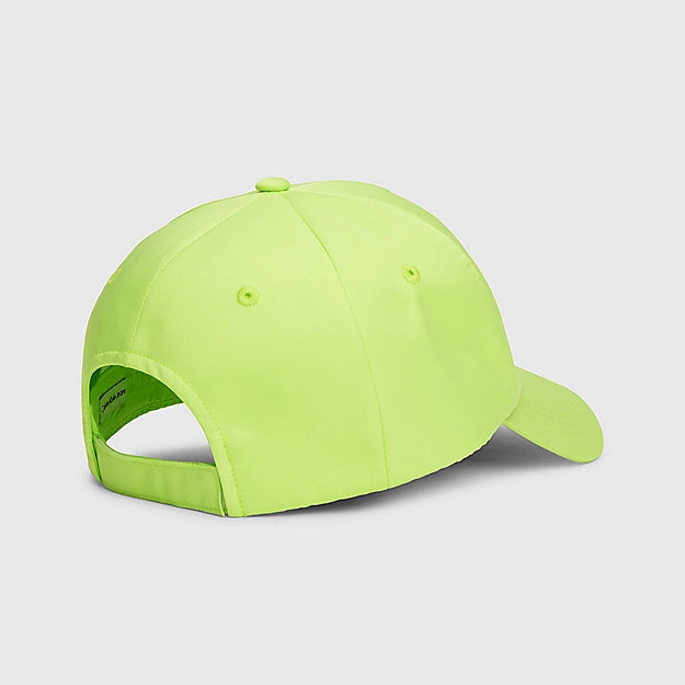 Kids Slanted Monogram Embroidery Cap - Green