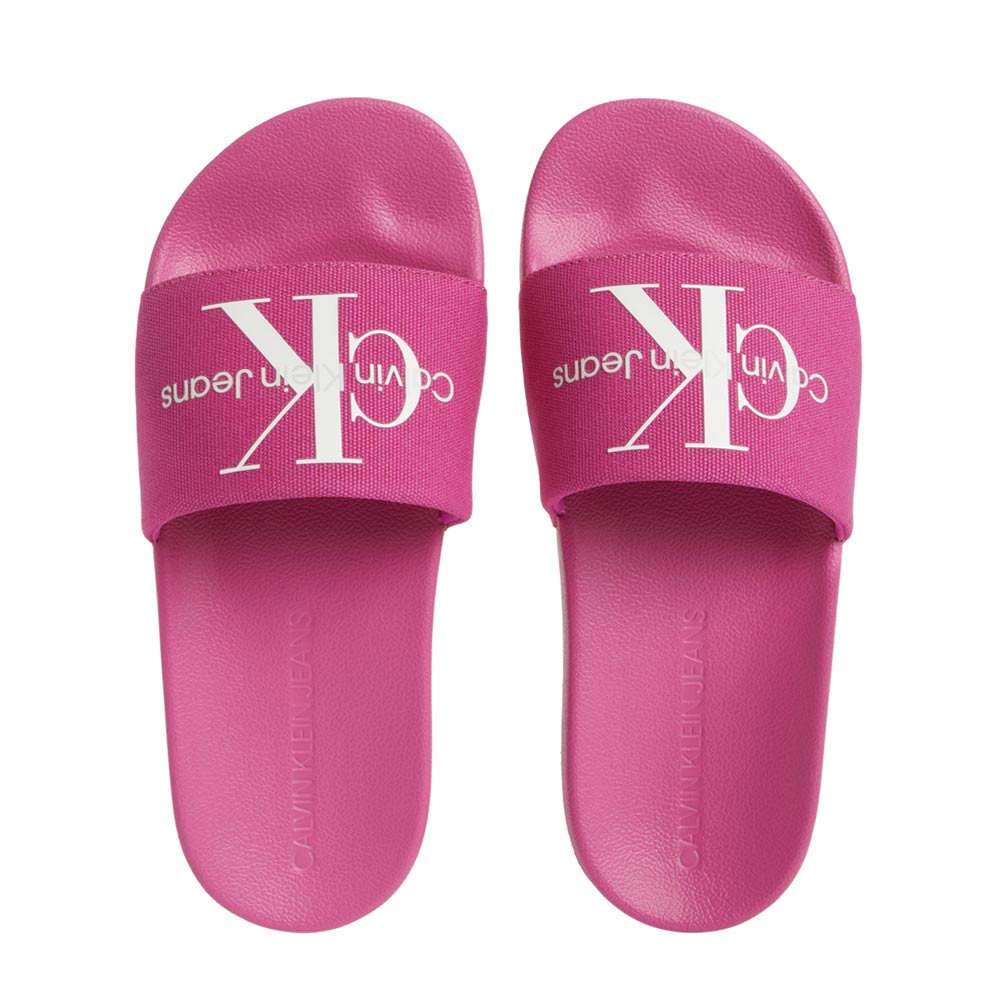 Monogram Slide - Hot Pink