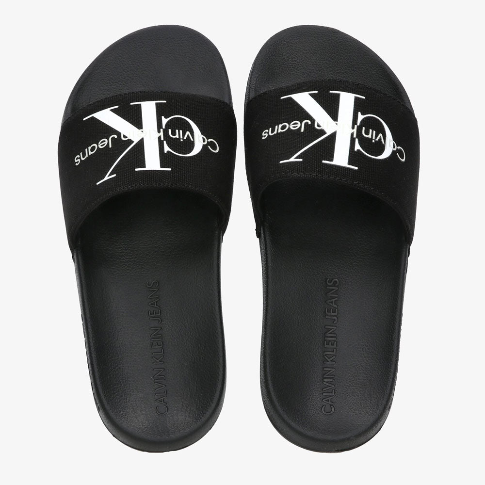 Slide Monogram Co Slides - Black