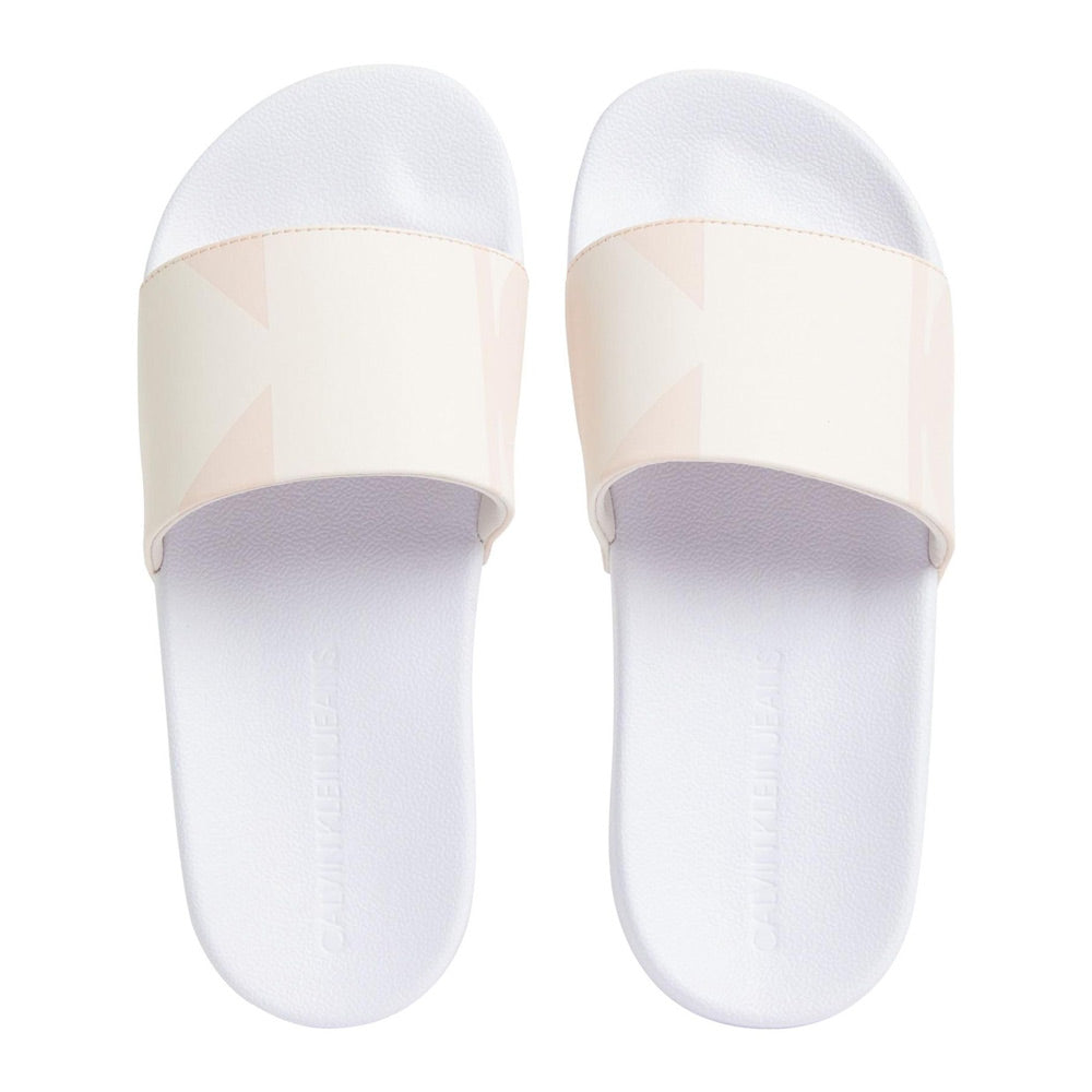 Seasonal Mono Slide - White Multi