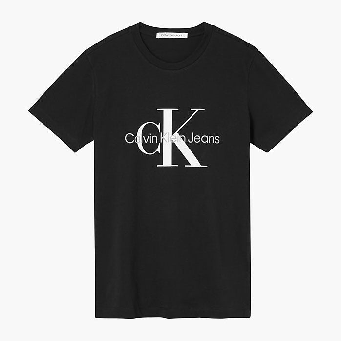 Monogram Logo Organic Cotton T-Shirt - Black