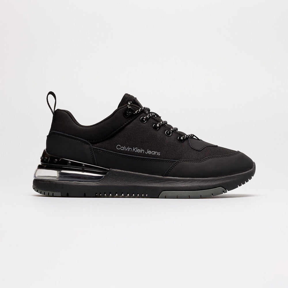 Sporty Comfair Leather Runners - Black