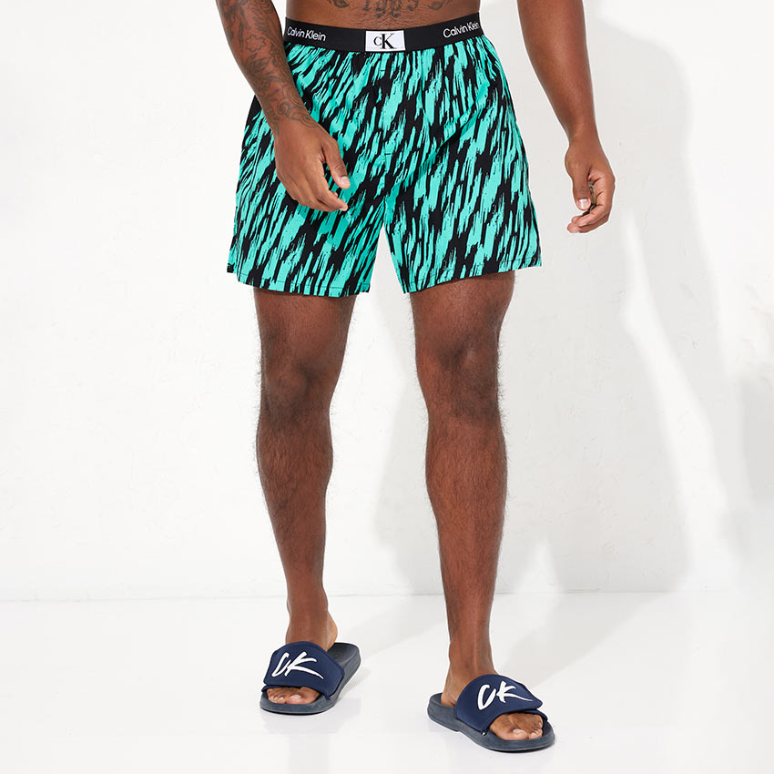 Tank Top Boxer Set - Black Multi