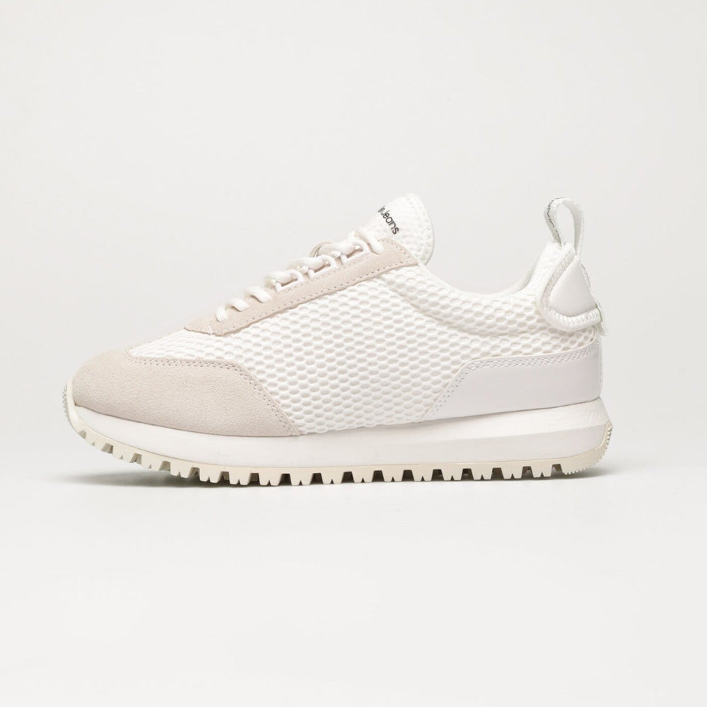 Toothy Runner Oversized Mesh Sneaker - White Multi