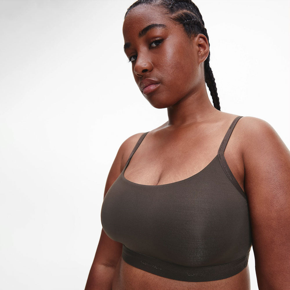 Form to Body Unlined Bralette Bra - Dark Clove