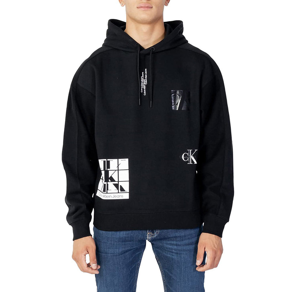 Urban Multi Graphic Hoodie - Black