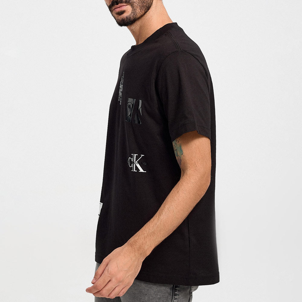 Urban Multi-Graphic T-Shirts - Black