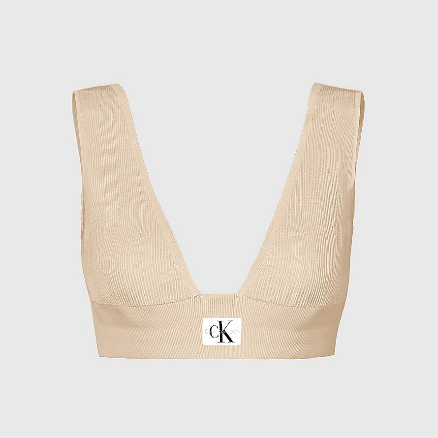 Sweater Bralette - Sand