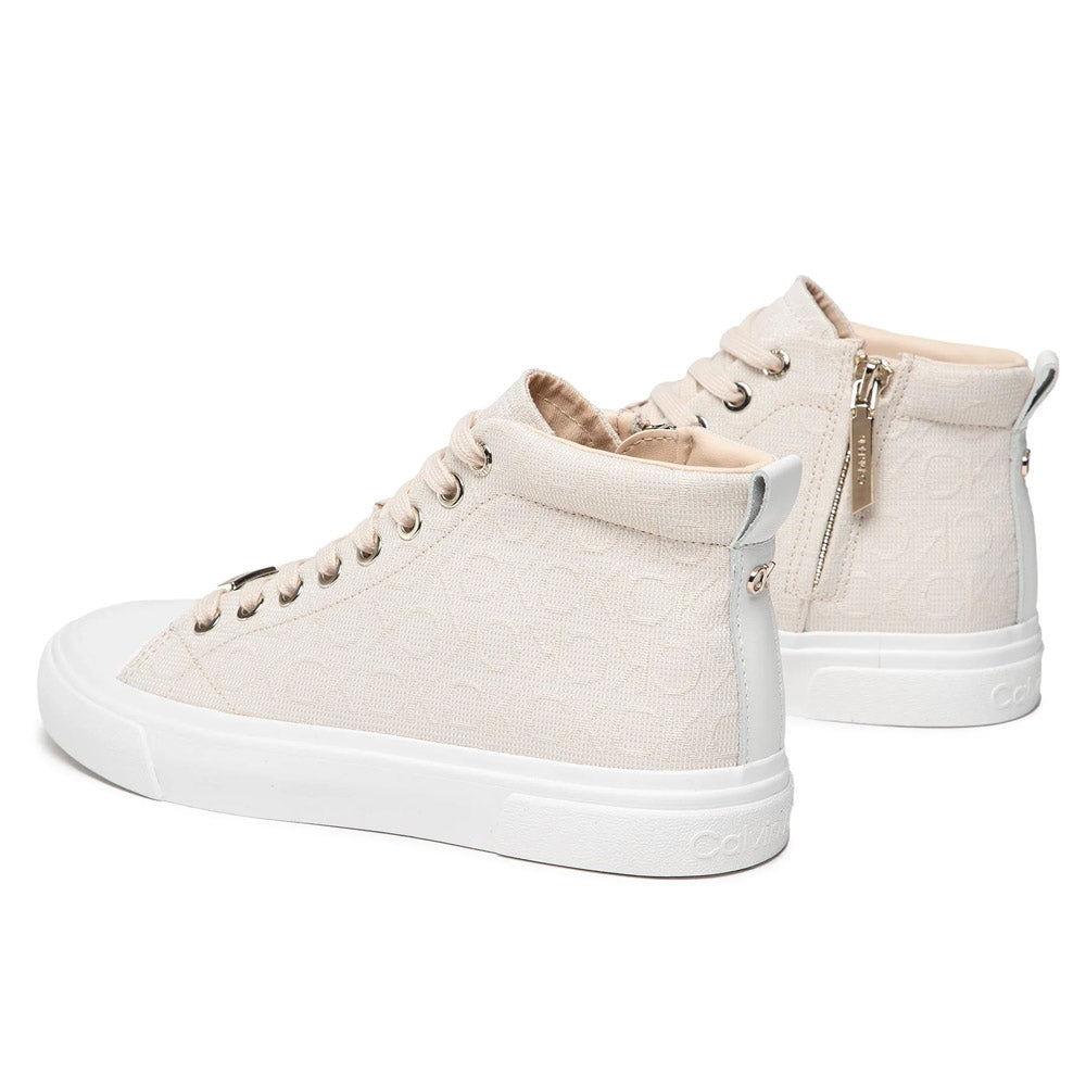 Vulc High Top Neutral Mono Sneaker - Off White