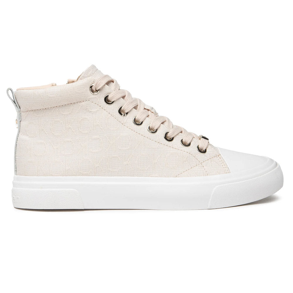 Vulc High Top Neutral Mono Sneaker - Off White