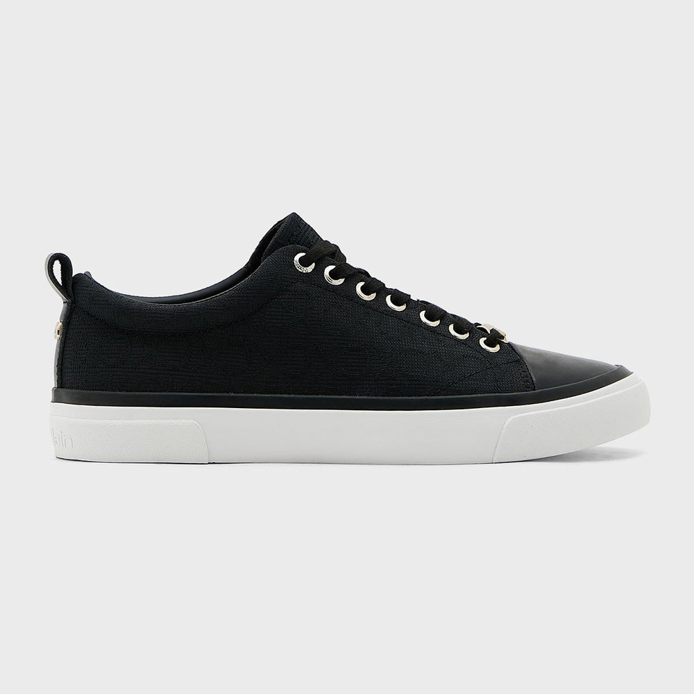 Vulcanized Lace Up-Mono Sneaker - Black