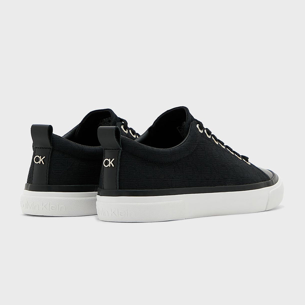 Vulcanized Lace Up-Mono Sneaker - Black