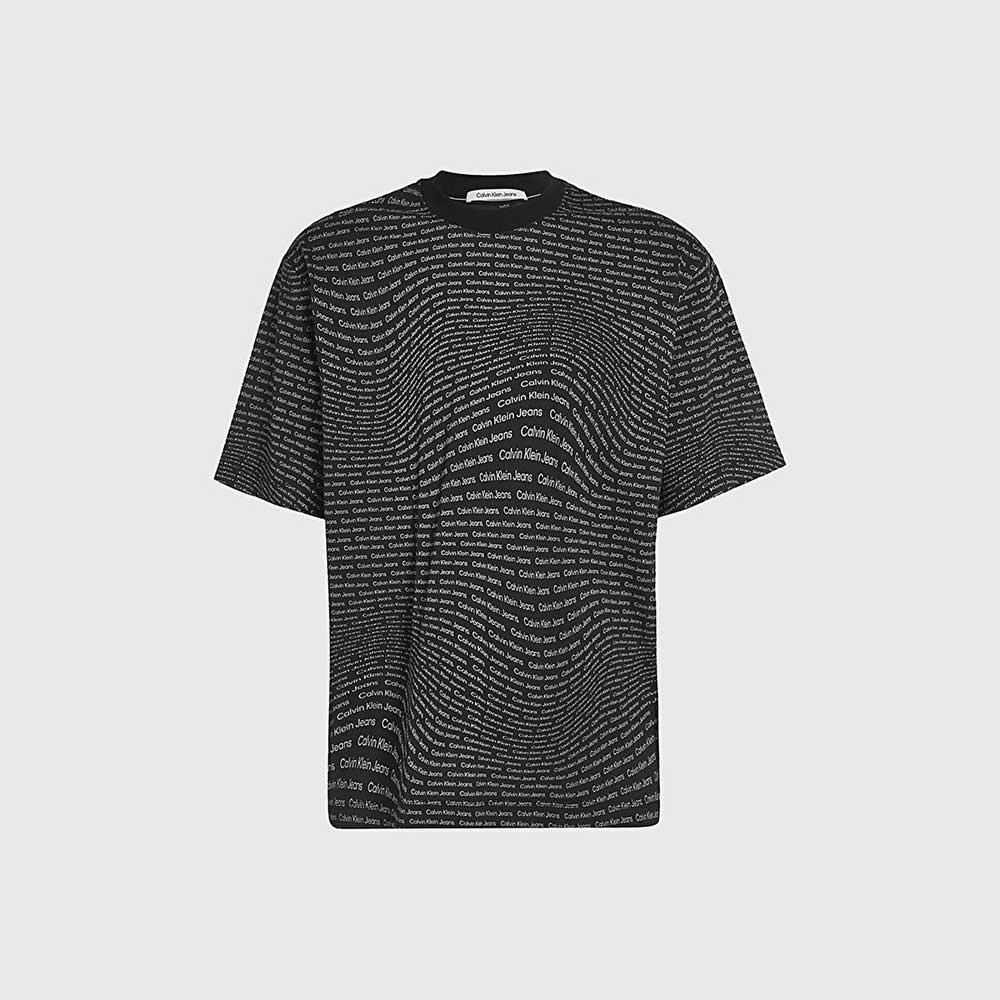 Warp Logo T-Shirt - Black