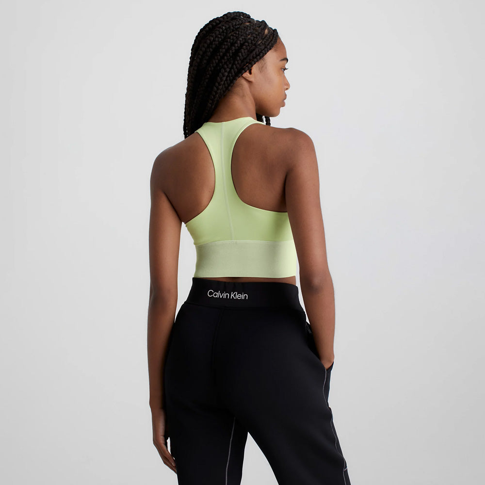 Medium Impact Sports Bra - Lime Green