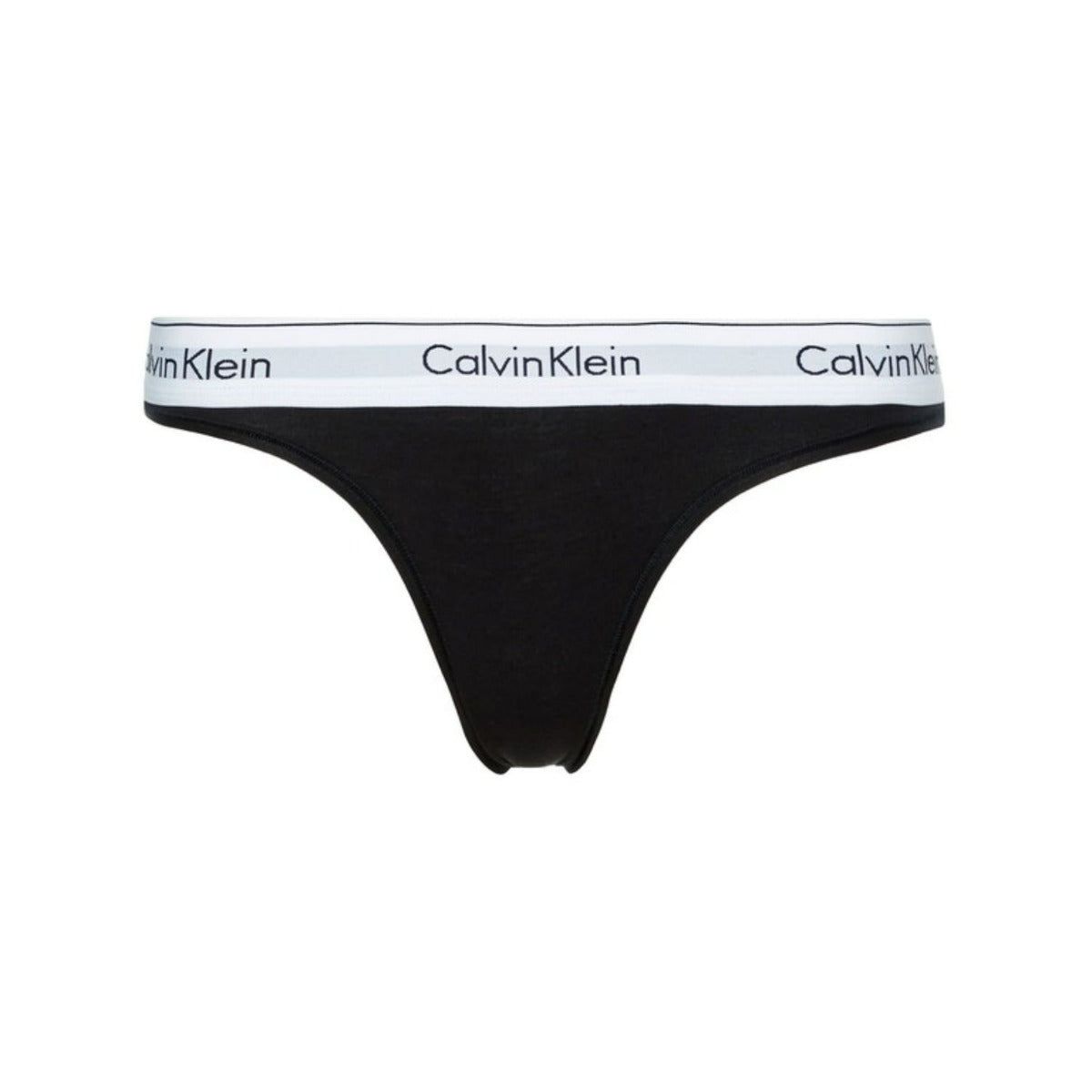 Modern Cotton Thong Black