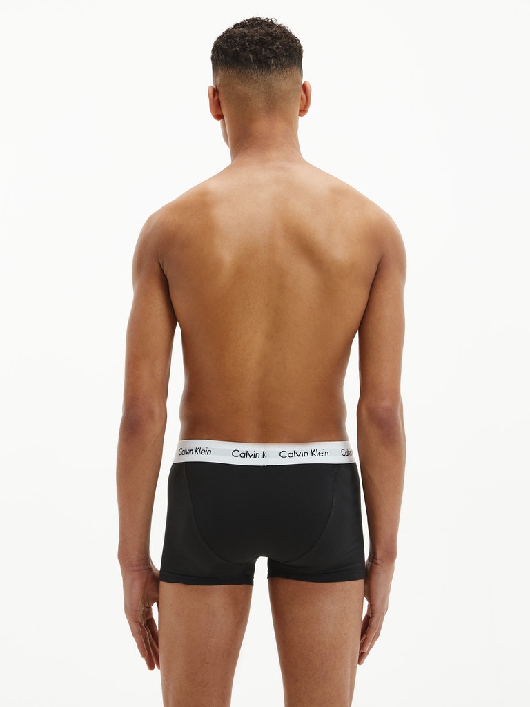 CK 3 Pack Low Rise Trunks All Black