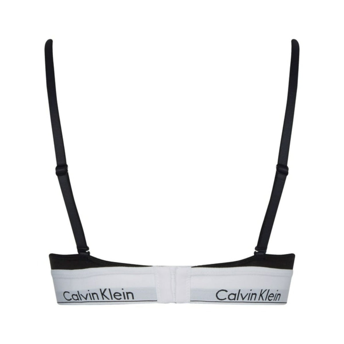 CK Triangle Bralette Modern Cotton Black