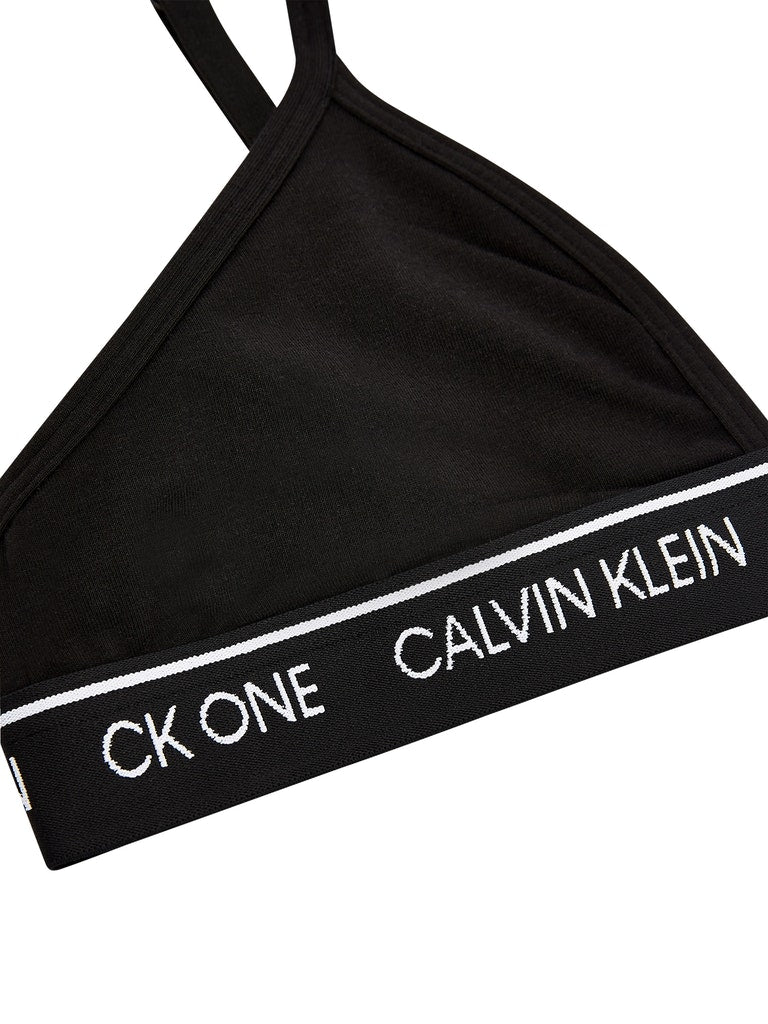 CK One Triangle Bralette Black